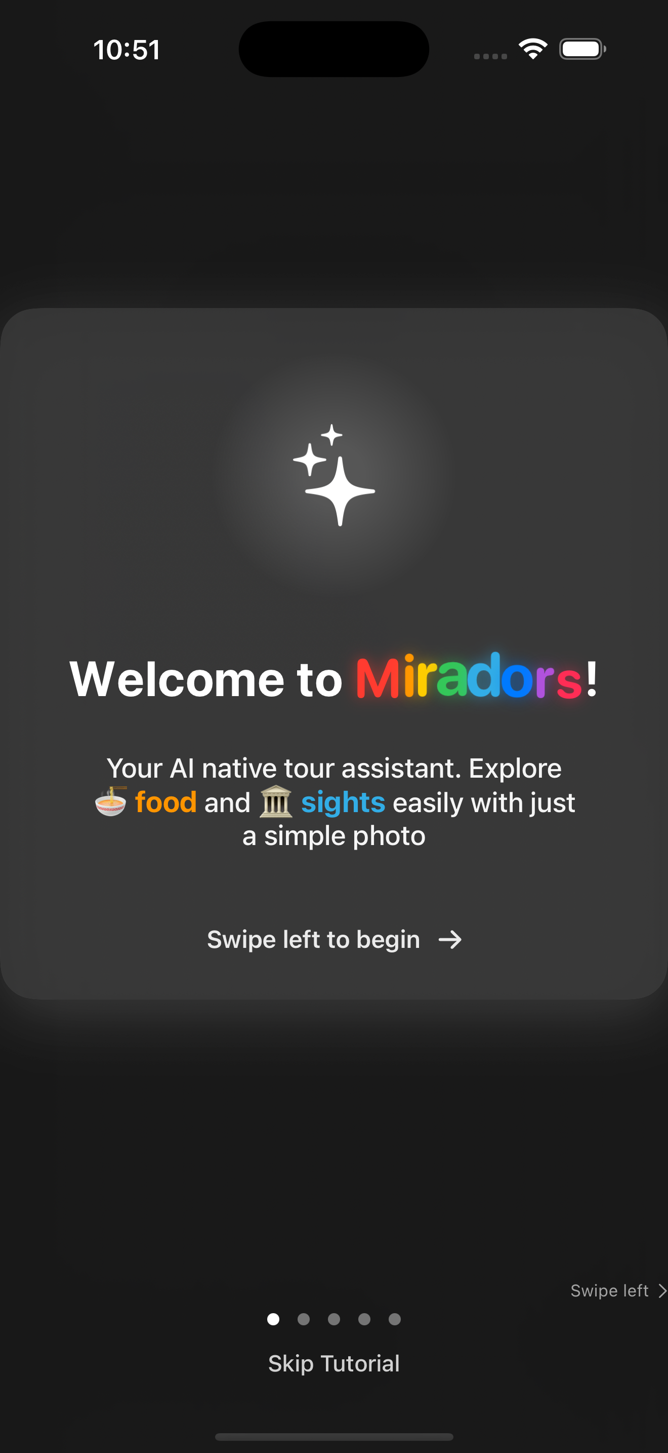 Welcome Screen